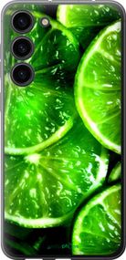 Чохол на Samsung Galaxy S23 Plus Зелені часточки лимона "852u-2905-2448"