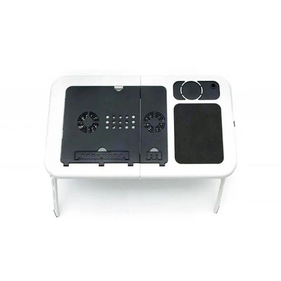 Подставка для ноута охлаждающая LD-09 E-Table Подставка для ноутбука с противоскользящим покрытием | Зображення 1