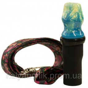 Персональний мундштук для кальяну GUSTO Синьожовтий No2