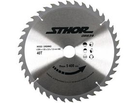 Диск пильний по дереву Ø-250/30х3мм 40 зубів Польща STHOR-08834