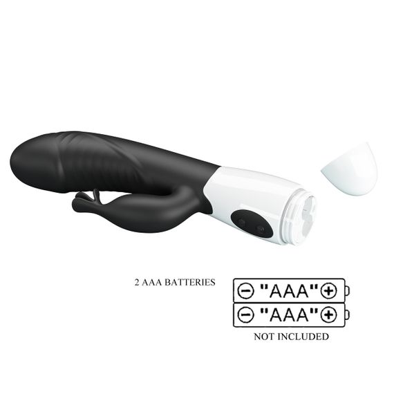 Вибратор - Pretty Love Rasmussen Dual Vibrator Black Sex Aura | Зображення 6