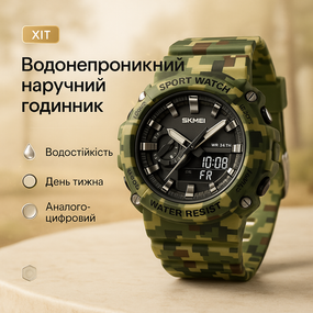 Модные наручные электронные часы SKMEI, Часы Спецназ, Лучшие тактические часы Водонепроницаемое SQ-94