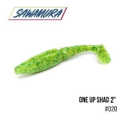Віброхвіст Sawamura One'Up Shad 2" (9 шт.) (020)