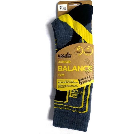 Носки NORFIN T2M JUNIOR BALANCE (22-24см) р.(35-38) L 303745-03L | Зображення 1