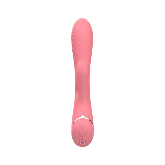 Вагінально-кліторальний вібратор кролик Chisa Lust Ripple Coney, рожевий Sex Aura | Зображення 4
