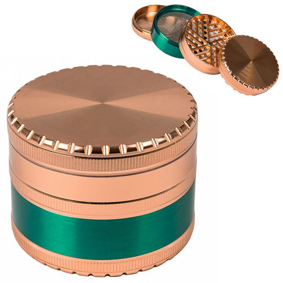 Великий Металевий Гріндер Для Тютюну "Unusual Grinder Green"