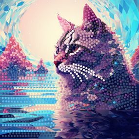 Алмазна мозаїка "Гордість" ZAV1818-26, 18х18 см