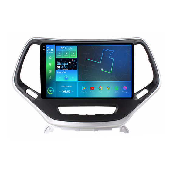Штатна магнітола Torssen 2K Jeep Cherokee 2013+ F108256 4G Carplay DSP | Зображення 1