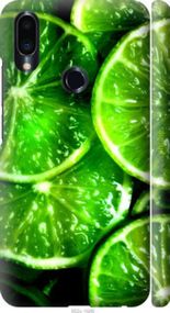 Чохол на Meizu Note 9 Зелені часточки лимона "852m-1689-2448"