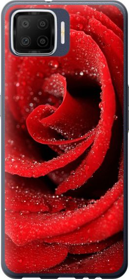 Чехол на Oppo A73 Красная роза "529u-1379-17620"