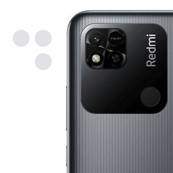 Гнучке захисне скло 0.18mm на камеру (тех.пак) для Xiaomi Redmi 10C/Poco C40
