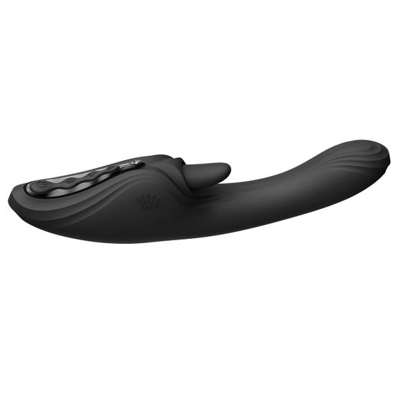 Смарт-вибратор Zalo Ares Obsidian Black, подогрев, 3 мотора, язычок для клитора, стимуляция точки G sexstyle | Зображення 8