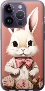 Чохол на iPhone 14 Pro Зайчик із силікону FCh_005597