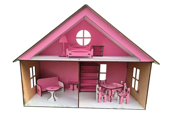 Ляльковий будиночок «LOL HOUSE» Рожевий 31*22*44 см