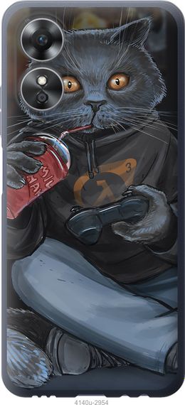 Чехол на Oppo A17 gamer cat "4140u-2954-17620"