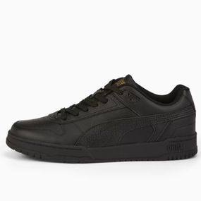 Кросівки-кеди чоловічі Puma RBD Game Low Sneakers 386373 06 (чорні, шкіряні, повсякденні, закриті, пума) 42 (UK 8/US 9 — устілка 27 см)
