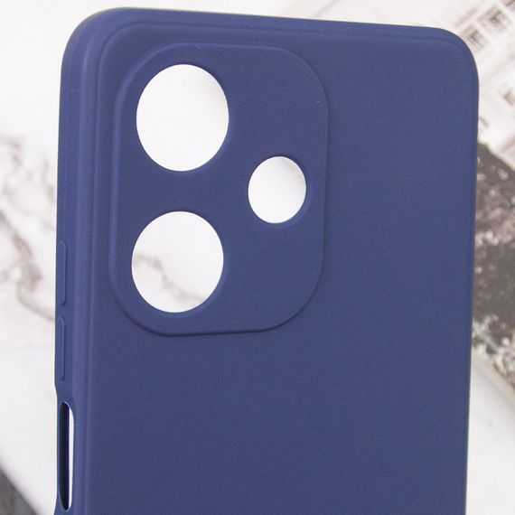 Силиконовый чехол Candy Full Camera для Infinix Hot 30 Синий / Dark Blue | Зображення 4