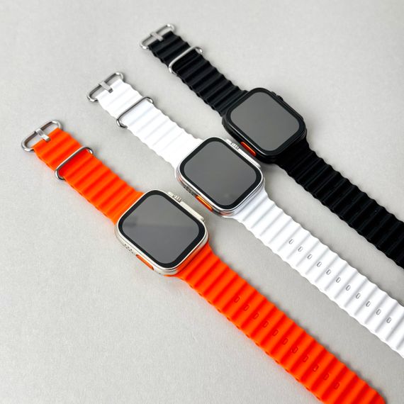 Комплект Ultrа Pro 6в1 - Watch Ultra 8 / Air Pro 2 / Battary Pack / MagSafe / 20W Type-С / Кабель 3х / Ремінець (Чорний) UA | Зображення 5