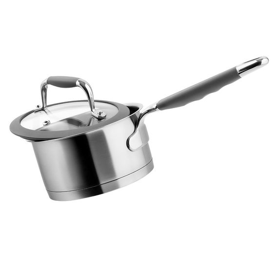 Кухонний ковш Vinzer Profi 50181, 1.5 л, 16 см, з нержавіючої сталі з кришкою, для всіх типів плит | Зображення 2