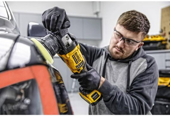 Полировальная машина аккумуляторная бесщёточная 125мм DeWALT DCM848P2 | Зображення 3