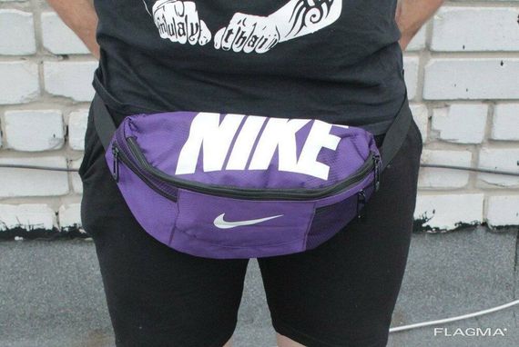 Поясная сумка Nike Team Training(фиолетовая) сумка на пояс | Зображення 2