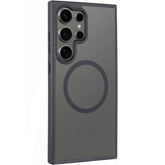 Чохол Ummi Colorful with MagSafe для Samsung Galaxy S24 Ultra Чорний / Black