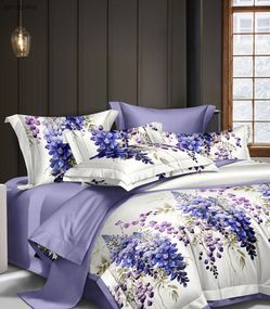 Комплект постільної білизни SoundSleep Lavender бязь Полуторний 160х215 см лавандовий (2800004737951)