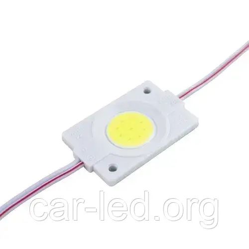 Світлодіодний модуль BRT COB 2.4W круглий 6500K, 12В, IP65 білий | Зображення 2