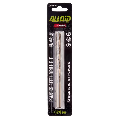 Alloid Pro. Свердло по металу кобальтове 12,0мм Р6М5К5 | Зображення 2