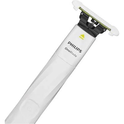 Электростанок Philips OneBlade Intimate QP1924/20 для интимных зон SkinProtect IPX7 аккумуляторный триммер-шейвер Белый | Зображення 1