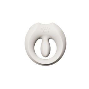 Ерекційне смарт-віброкільце Zalo Apis Ivory White, до 4 годин роботи, зарядний кейс