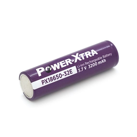 Акумулятор Li-ion Power-Xtra 18650 3200mAh 3.7V, Violet | Зображення 1