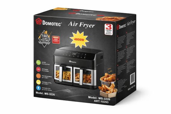 Аэрофритюрница DOMOTEC Air Fryer MS-3226 , 4800 Вт 13 л | Зображення 3