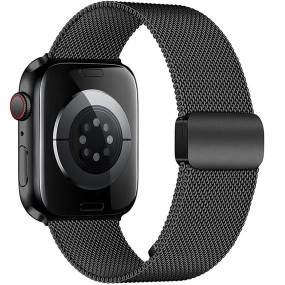 Ремінець Hoco WA26 Milanese Loop Strap для Apple watch 44/45/46/49mm Black | Зображення 1