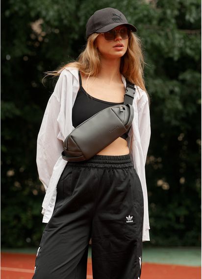 Сумка жіноча Sambag HOLSTER MSH Графітова 36 х 14 х 4 см (87113009) | Зображення 8