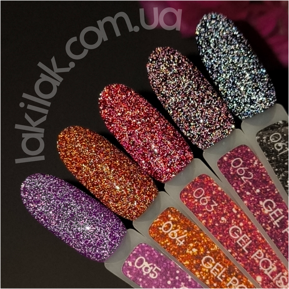 Светоотражающий гель-лак Jerden Proff №63 (бордовый) 5 мл | Зображення 4