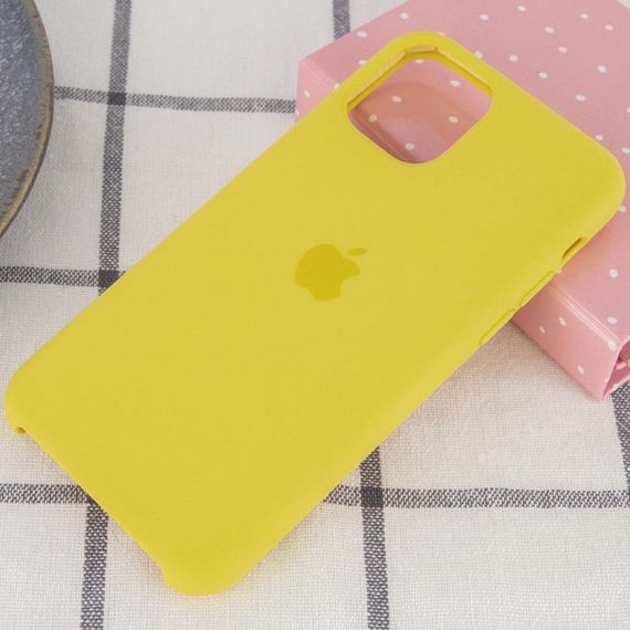 Чехол Silicone Case (AA) для Apple iPhone 11 Pro (5.8") Желтый / Yellow | Зображення 1