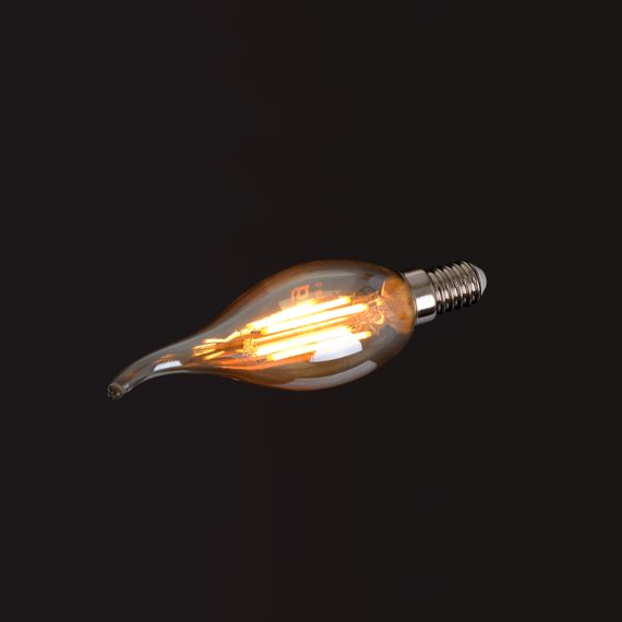 Лампа светодиодная LED 6W E14 COG WW C35-T Amber 230V | Зображення 3