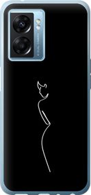 Чехол на Oppo A77 5G Силуэт1 "4590u-1377-17620"