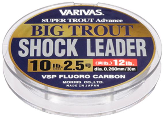 Флюорокарбон Varivas Big Trout Shock Leader VSP Fluro 7lb 0.218mm