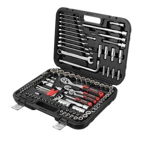 Набір інструментів 1/2", 3/8", 1/4", STORM, 126 од., Cr-V INTERTOOL ET-8126