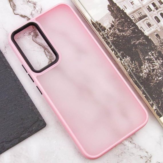 Чохол TPU+PC Lyon Frosted для Samsung Galaxy S25 Ultra Pink | Зображення 3