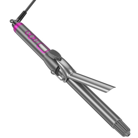 Плойка для волосся Hoco HP43 Electric manual curling iron with digital display Gray | Зображення 6
