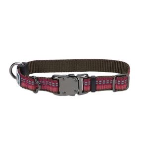 Нашийник світловідбивний для собак Coastal K9 Explorer Collar, 20-30 см, червоний