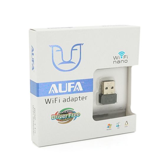 Бездротовий мережний адаптер Wi-Fi-USB ALFA AF-150, 802.11bgn, 150Mbps, 2.4GHz, WIN7/8/10/11/MAC/LINUX, Blister | Зображення 1