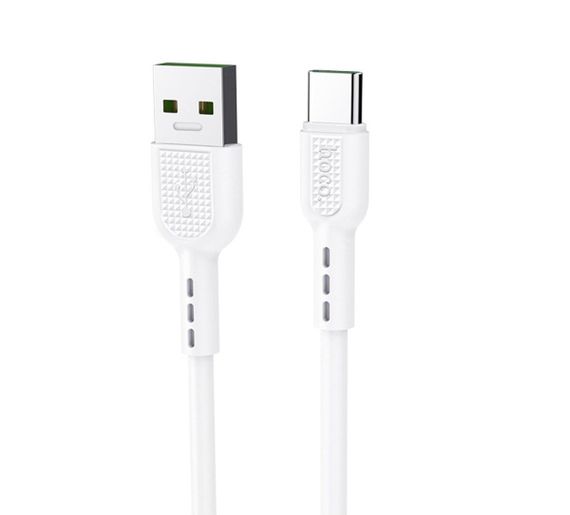 Кабель HOCO X33 Type-C 5A Surge charging data cable White