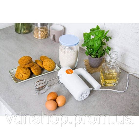 Миксер для приготовления теста и кремов, Миксер для домашнего кондитера Бытовой с насадками RU-78