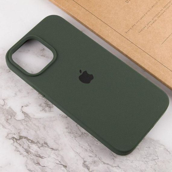 Чохол Silicone Case Full Protective (AA) для Apple iPhone 14 (6.1") Зелений / Cyprus Green | Зображення 3
