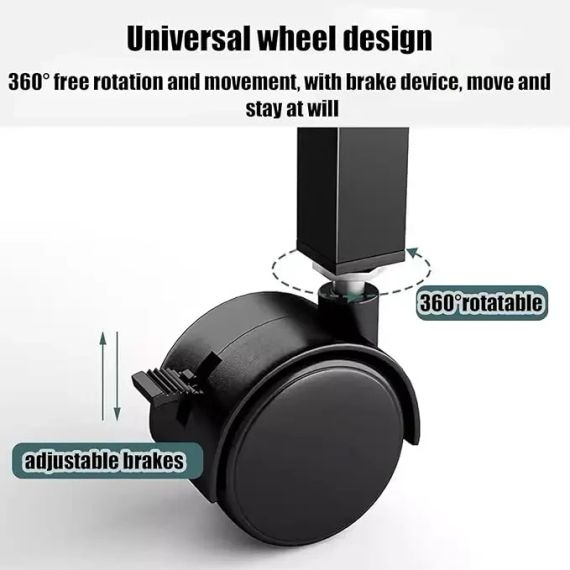 Сучасний пересувний стелаж для принтера та комп'ютера AND-1936 | Зображення 1