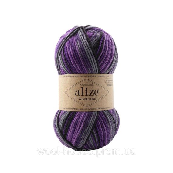 Шкарпеткова пряжа Alize Wooltime, 11013